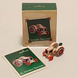 RETRO Hallmark Keepsake Antique Tractors Miniature Collector's Series 2005
